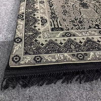 Tapis de prière ergonomique Premium de Turquie 55D chenille en mousse à mémoire de forme épaisse tapis de prière musulman hindou de Dubaï pour les vacances de l'Aïd