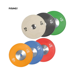 Tăng tập thể dục chất lượng cao 320 lbs Barbell Set mạ crôm Vòng phòng tập thể dục tạ cạnh tranh sắt cao su màu bội thu tấm - Product Image 1