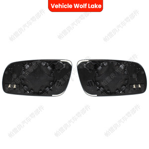 กระจกมองหลังรถยนต์ Pareau สำหรับ Audi A4 B5 A6 C5 ขวา 8D0857536E ซ้าย 8D0857535E สีดำ ABS อะไหล่ทดแทนใหม่ - Product Image 4