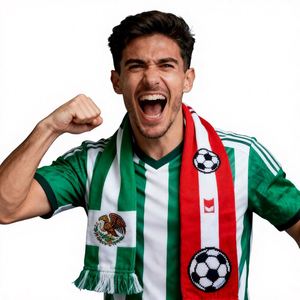Bufanda de Fútbol Personalizada de Doble Cara para la Copa Mundial 2026, Venta al por Mayor con Logotipo Personalizado para Promoción y Decoración de Aficionados - Product Image 1