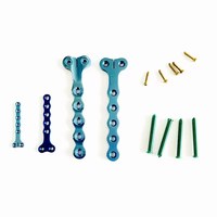 Kit Sekrup Pelat Pengunci Tulang Alps untuk Rekonstruksi Ortopedi Hewan Lanjutan, Spesifikasi Baja Tahan Karat Titanium