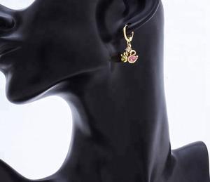 Parure de bijoux Double Cygne Dubaï en or 18 carats, collier et boucles d'oreilles de luxe en zircon cubique, tendance, inaltérable, bijoux fantaisie romantiques - Product Image 2