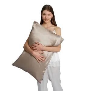48*74cm mulberry silk 22 mm double layer oem logo custom envelope silk pillow case pillow cover Pillowcase