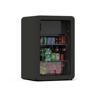 Mini-réfrigérateur à double température YINZHENG 112L avec vitrine, contrôle numérique LED, porte vitrée, refroidissement direct et silencieux - Product Image 2