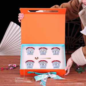 Nueva Caja de Embalaje Autoensamblable de Lujo con Diseño Creativo Pintado a Mano para Pañuelo de Seda Portátil de 75ml, con Diseño de Nido de Pájaro Instantáneo y Fresco - Product Image 2