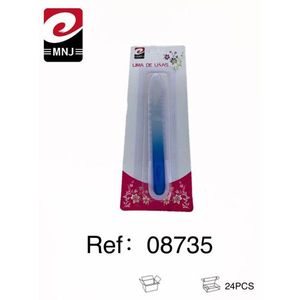 MNJ Nail File Blue Gradient 24Pcs Pack For Manicure Care - Product Image 1