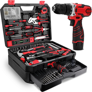 Professional Mechanic <b>Tool</b> <b>Set</b> Box, Industrial Grade <b>Hand</b> <b>Tool</b> Kit with Socket Wrenches for Auto Repair and Maintenance - Product Image 2
