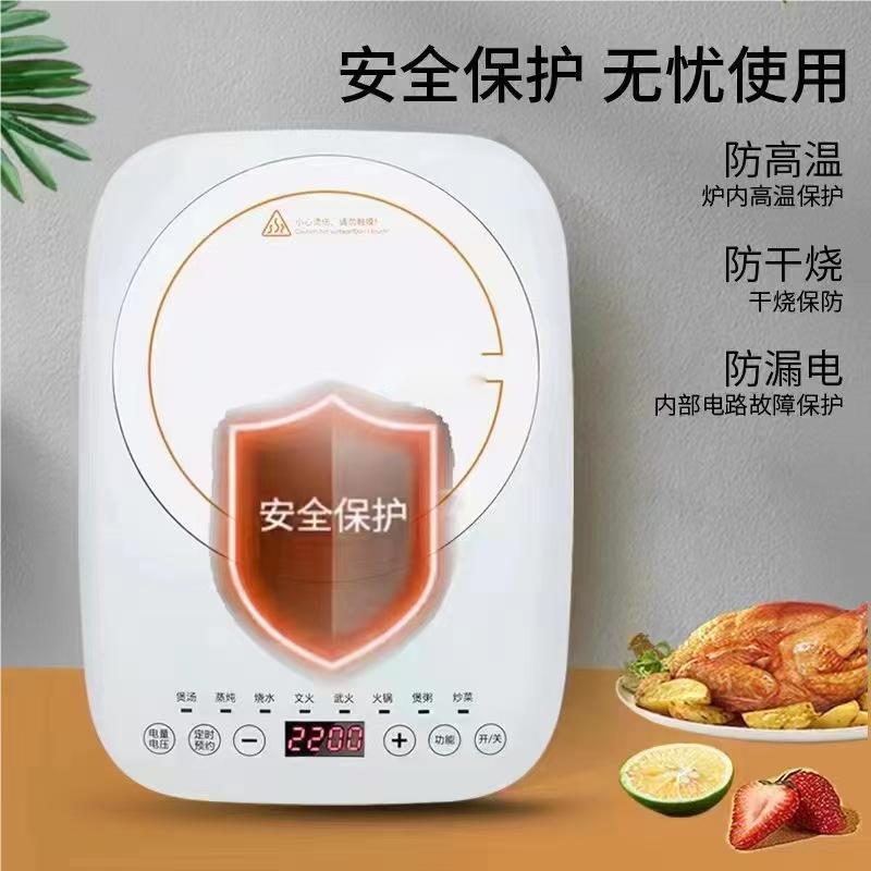 Cocina de inducción blanca