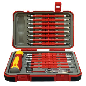 29 In 1 <b>Screwdriver</b> <b>Set</b> Precision <b>Bits</b> Chrome Vanadium Steel Magnetic Insulated Portable Repair Tool Kit For Home Electronics - Product Image 5