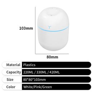 2026 Custom Logo 3 Color Mini Portable Usb Personal Air <b>Humidifier</b> for Gifts - Product Image 3