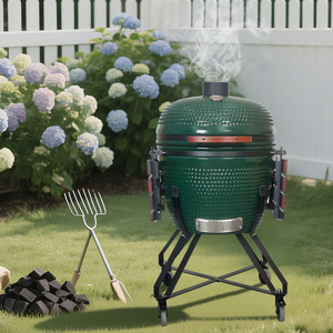 STEEL EEG BBQ Black 26 Inch 2XL Charcoal Barbecue Big Kamado <strong>Grill</strong> Outdoor Barbecue Poland Ceramic <strong>Grill</strong> - Product Image 4