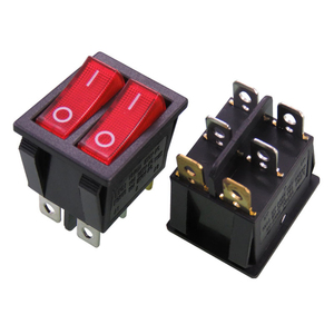 Interruptor Basculante Rojo de 2 Posiciones KCD6 de 6 Pines, Interruptor Basculante Rojo de 20A de Alta Corriente - Product Image 2