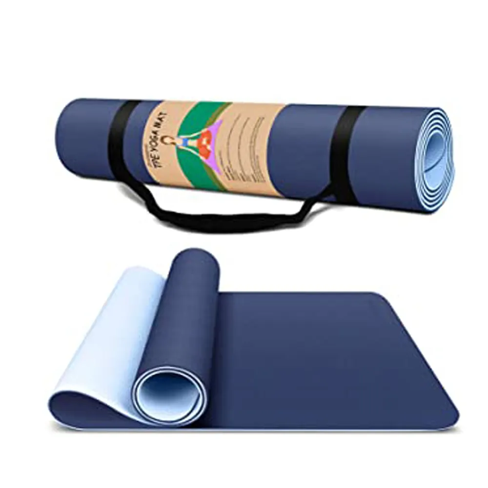Best Non Skid Portable Pilates Yoga Mat Natural Organic Padded eco friendly Yoga Mats Matt For Exercise And Hot Yoga