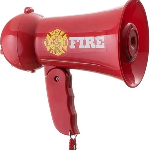 Megáfono de <span class=keywords><strong>Bombero</strong></span> para Niños, Megáfono Rojo de <span class=keywords><strong>Bombero</strong></span> con Sonido de Sirena - Product Image 1