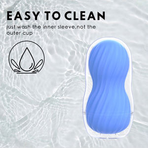 <span class=keywords><strong>Huevo</strong></span> Vaginal de Bolsillo Portátil y Reutilizable con Textura Realista, Ultra Suave y Elástico, Masturbador Masculino, Copa <span class=keywords><strong>para</strong></span> Adultos, Sexo Masculino - Product Image 3