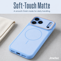 Coque de protection de luxe givrée en TPU et PC magnétique pour iPhone 18 Pro Max 17 16, sensation peau, coque arrière