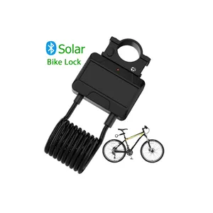 Retractable Wire Locks Scooter Bike Double Protection Anti Thft Alarm Cable Heavy Duty Public Bike Lock Set