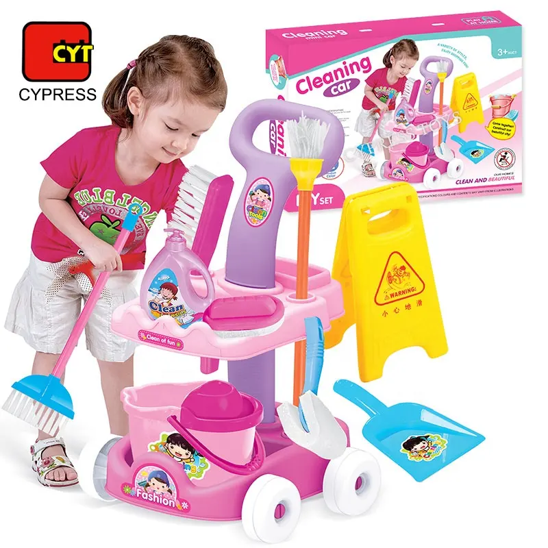 Clean Car Toy Pretend Play Cleaner Toys Kids DIY Set Toy Cleaning Set For Girls