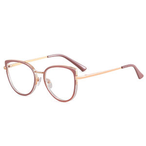 Ms 81139 2024 Nieuwe Dames Cat Eye Tr90 + Metalen Frame Optische Anti-Blauw Licht Bril Brillen Mode Kleurrijk Ontwerp Custom Logo - Product Image 5
