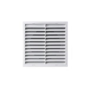 Grille Style Air Vent ABS Plastic Screw Fixing Round Pipe Rainproof Louver Ventilation Outlet For Indoor Outdoor Use - Product Image 1