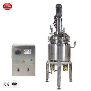 Reactor químico por lotes de acero inoxidable, caldera industrial de reacción biológica, reactor de presión de tanque agitado de vapor eléctrico - Product Image 1