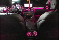 Lumière d'ambiance intérieure LED RGB ICarsin pour Mercedes Benz Classe C W205/ GLC X253, bande lumineuse d'ambiance, accessoires de mise à niveau LHD/RHD