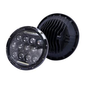 Phares DRL LED en aluminium de 7 pouces OEM blanc 6000K anneau de Halo étanche IP67 évalué pour <span class=keywords><strong>Jeep</strong></span> <span class=keywords><strong>Wrangler</strong></span> Mazda Mini Corolla - Product Image 1