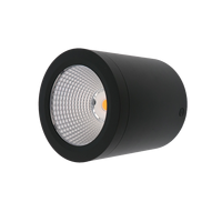 Spot LED COB rond à haute luminosité, montage en surface, nouveau, AC, sans scintillement, 10W, en aluminium, pour couloir