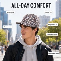 Gorra de Béisbol Bordada de Algodón, 5 Paneles, Unisex, Casual, Verano, OEM, Personalizada
