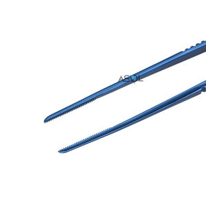 <span class=keywords><strong>Pinzas</strong></span> quirúrgicas dentadas fabricadas profesionalmente para apósitos de tejido de 5,5 pulgadas de largo - Product Image 3