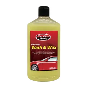 High foaming wash & wax, Simply apply a small amount of the rich foam, scrub the car thoroughly and rinse