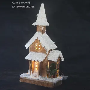 Vintage Hout Lemax Kerst Dorp Huis Versiering Ornamenten Versieren Huis Voor Kerstvakantie Decoratie