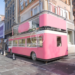 2025 Remolque de comida callejera móvil para vender café Van Catering Cart Hamburguesas Patatas fritas Helado BBQ Bus Camión de comida eléctrico móvil - Product Image 5