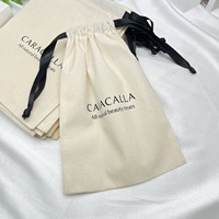Bolsa de Algodón Orgánico con Cordón para Regalo, Personalizada con Logotipo, para Empacar Velas y Jabones