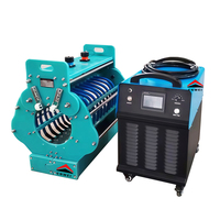Machine de préchauffage par induction de 30 kW pour le chauffage des tuyaux avec câble d'induction de 30 m