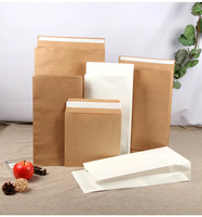 Sacs en papier kraft classiques personnalisés entièrement biodégradables avec impression sérigraphique pour bougies, cadres photo et emballages auto-adhésifs
