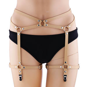 Nouvelle mode Sexy filles jarretelle Clip Mature Bondage femmes en cuir jambe jarretière femmes Sexy ceinture cuisse anneau jarretière pince - Product Image 6