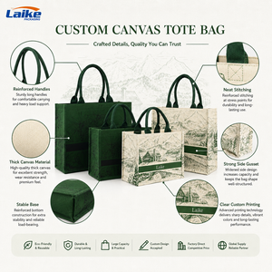 Bolsas de Compras Reutilizables Ecológicas Personalizadas, Bolsas de Tela de Algodón Orgánico con Compartimentos - Product Image 4