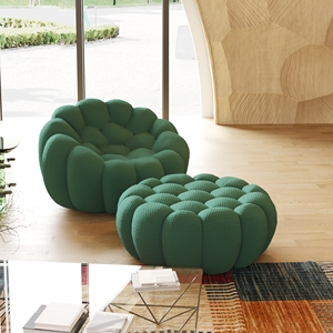 Sofá Cama de 3 Plazas Atunus con Envío Directo desde EE. UU., Moderno Sofá de Fútbol con Tela de Malla de Panal 3D en Verde para Sala de Estar - Product Image 4