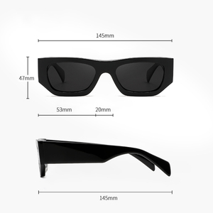 Biểu tượng tùy chỉnh chất lượng cao Acetate phân cực Kính mát màu đen khung Thiết kế kính mát thương hiệu nổi tiếng - Product Image 5