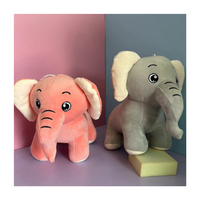 Disesuaikan 10 inci boneka hewan lucu bordir tahan lama Super lembut PP katun kebun binatang mainan mewah kustom untuk ulang tahun