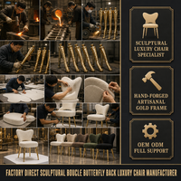 Chaise de salle à manger moderne empilable en métal de style italien, avec dossier artistique, pour la maison ou les banquets