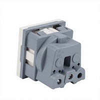 Prise murale standard Schuko allemande avec volet de sécurité, prise électrique européenne pour usage domestique, commercial et armoire de stockage d'énergie