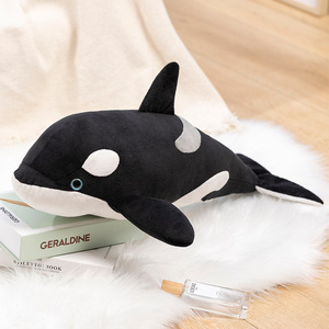 Jouets en peluche d'animaux marins avec des motifs d'orques et <span class=keywords><strong>de</strong></span> <span class=keywords><strong>requins</strong></span> <span class=keywords><strong>blancs</strong></span> pour les <span class=keywords><strong>photos</strong></span> <span class=keywords><strong>de</strong></span> la Journée des enfants - Product Image 1