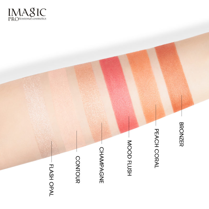 6 sombras en una paleta