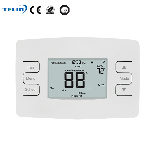 AC7300-WIFI Smart Home Products Home Air Conditioning Unit Controller Wifi Digital Thermostat Hvac 24V Heat Pump
