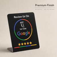Kartu Ulasan Google Sensor NFC Chip NTAG215 Penyimpanan 504 untuk Restoran, Bar & Hotel