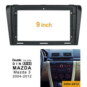 Rhythmus 2 Din Autozubehör Autoradio Fascia Stereo Panel DVD Rahmen für Mazda 3 2004-2012 Auto Interieur Zubehör - Product Image 2