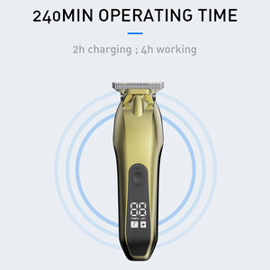 <span class=keywords><strong>Afeitadora</strong></span> eléctrica calva USB recargable <span class=keywords><strong>afeitadora</strong></span> inalámbrica recortadora 0mm hombres peluquero máquina para cortar cabello cortadora de cabello - Product Image 6