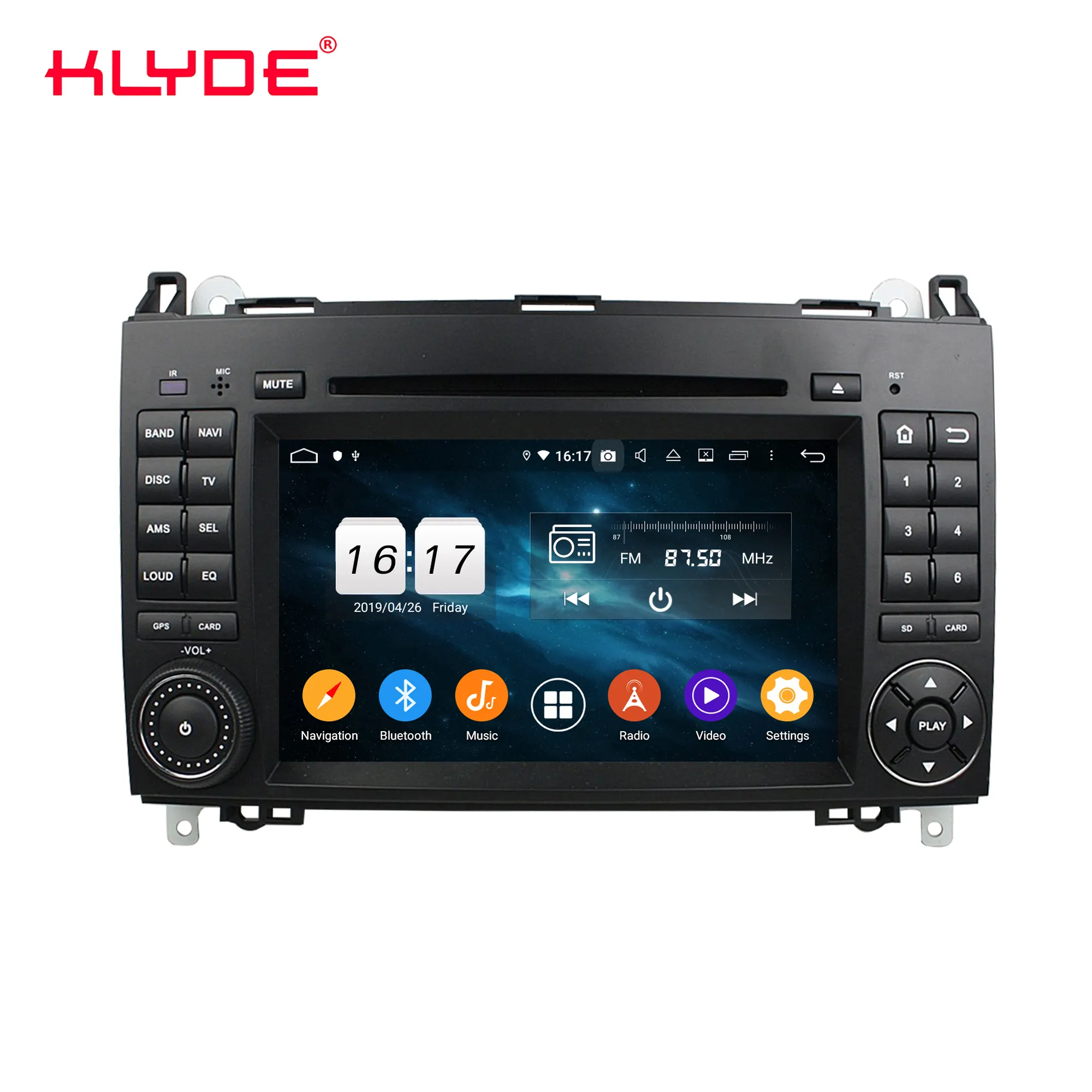 Kldye-reproductor multimedia de dvd para coche W169, W245, Viano, Vito, Sprinter, Android 10,0, PX6, 4gb